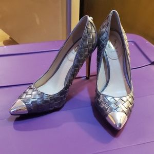 Silver heels